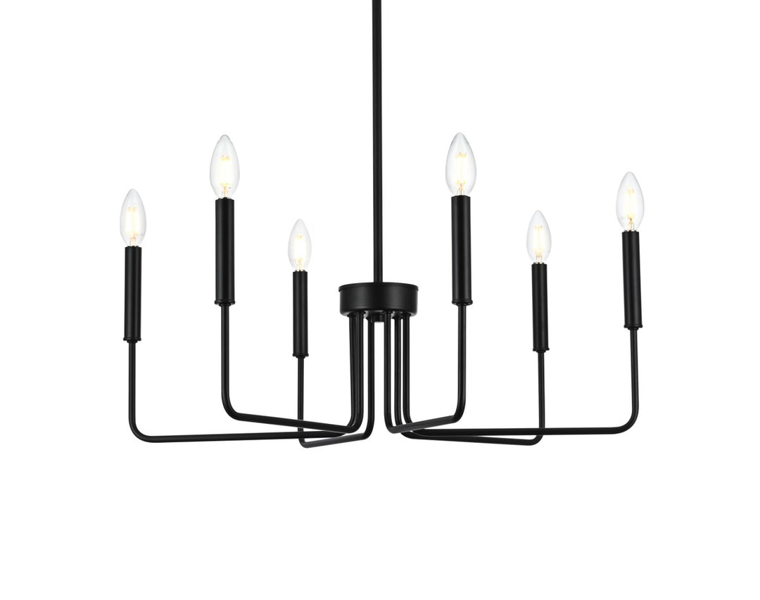 26 Inch Pendant Light In Black