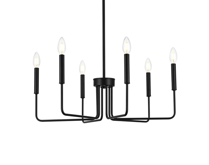 26 Inch Pendant Light In Black