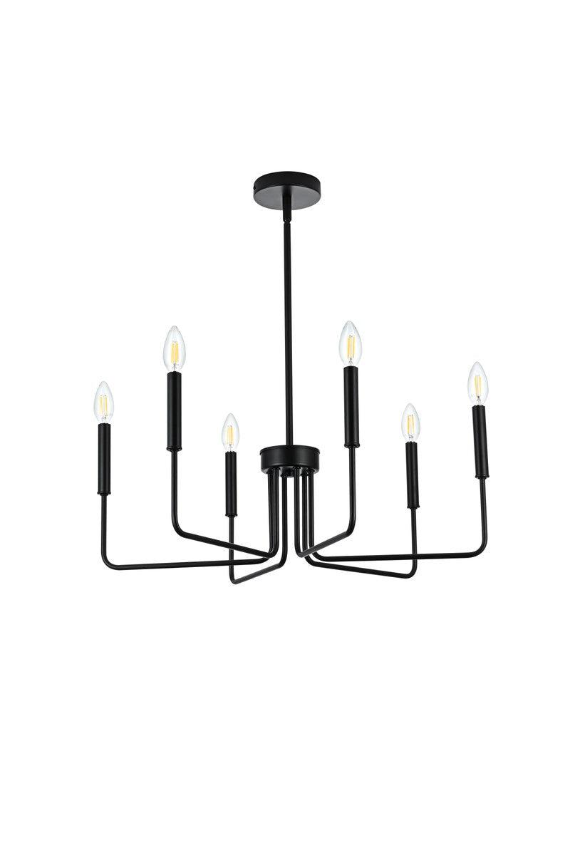 26 Inch Pendant Light In Black