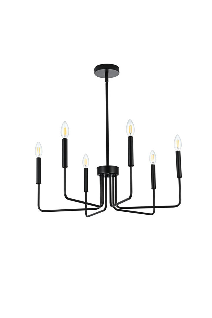 26 Inch Pendant Light In Black