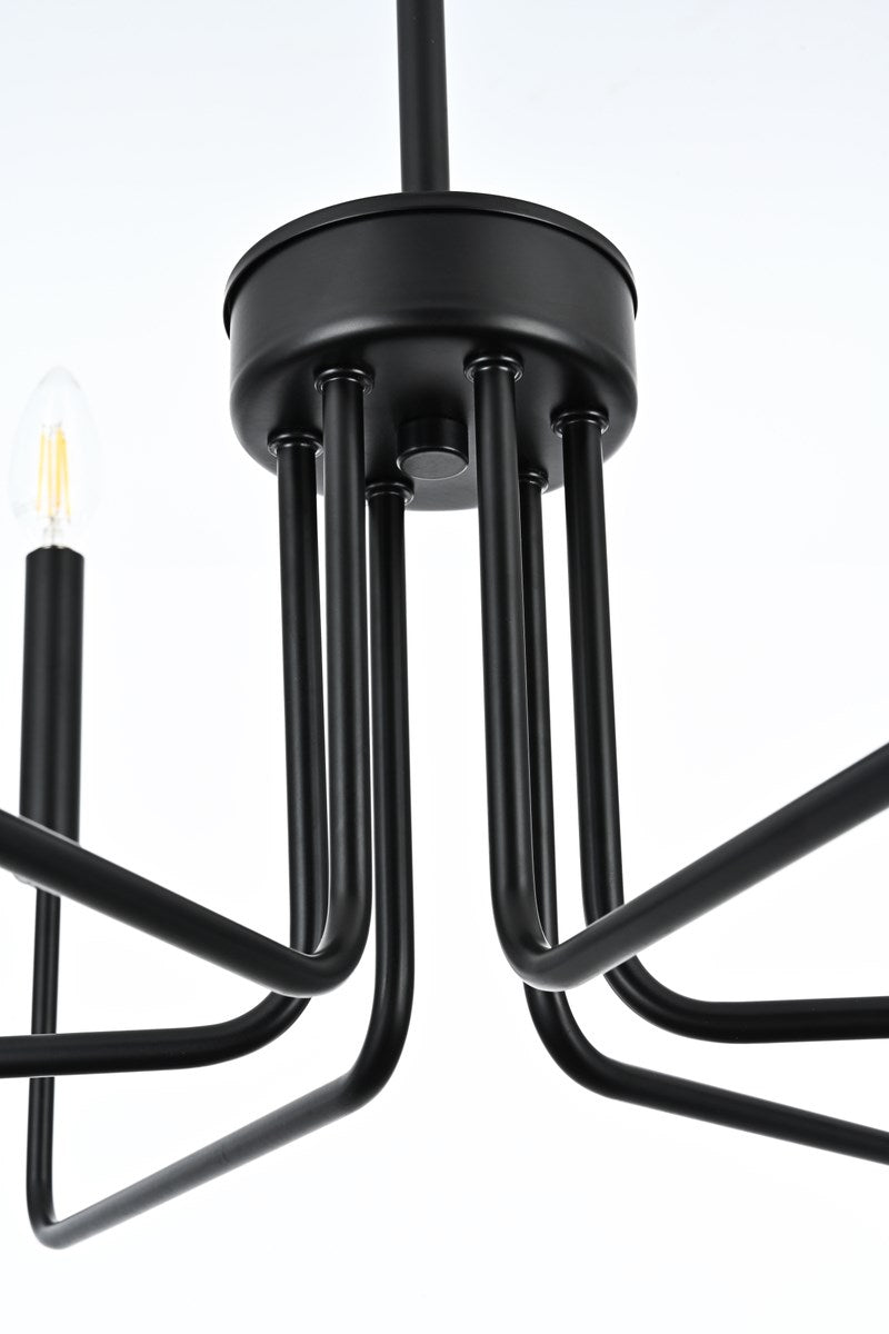 26 Inch Pendant Light In Black