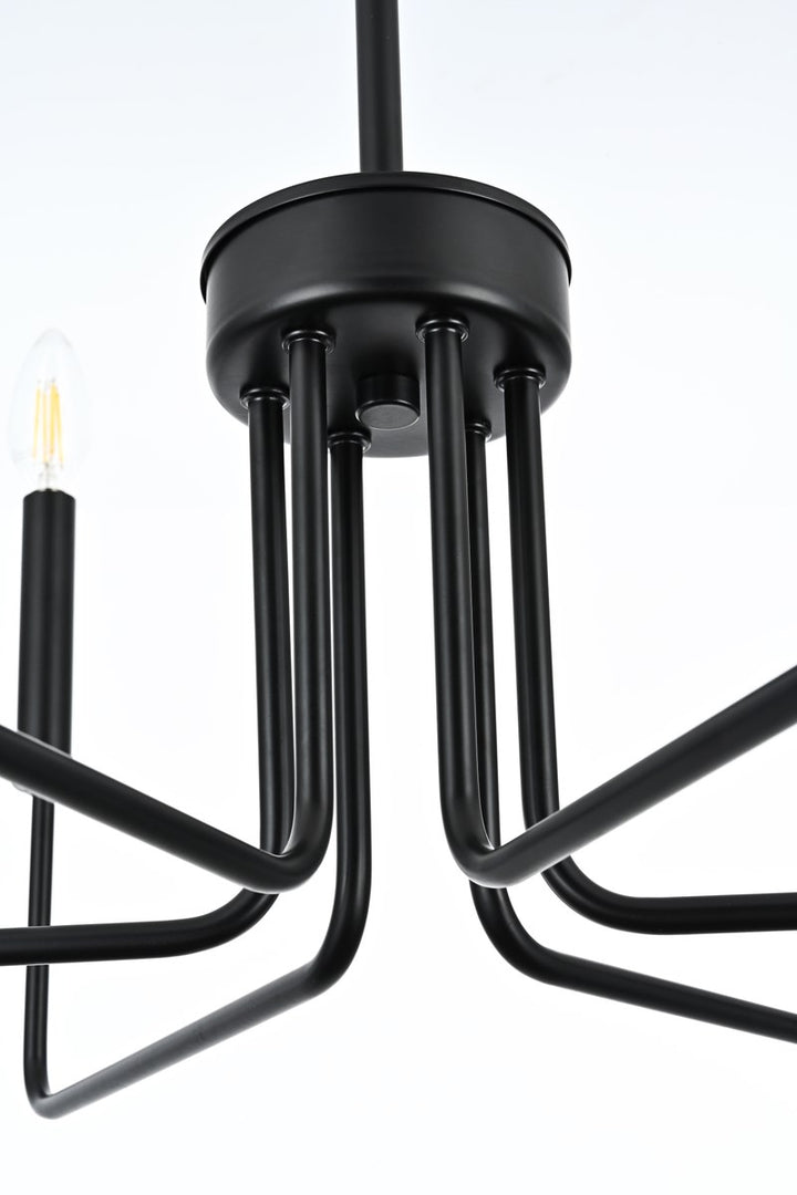 26 Inch Pendant Light In Black
