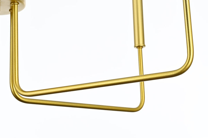 26 Inch Pendant Light In Brass