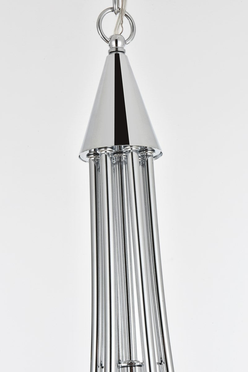 36 Inch Chandelier In Chrome