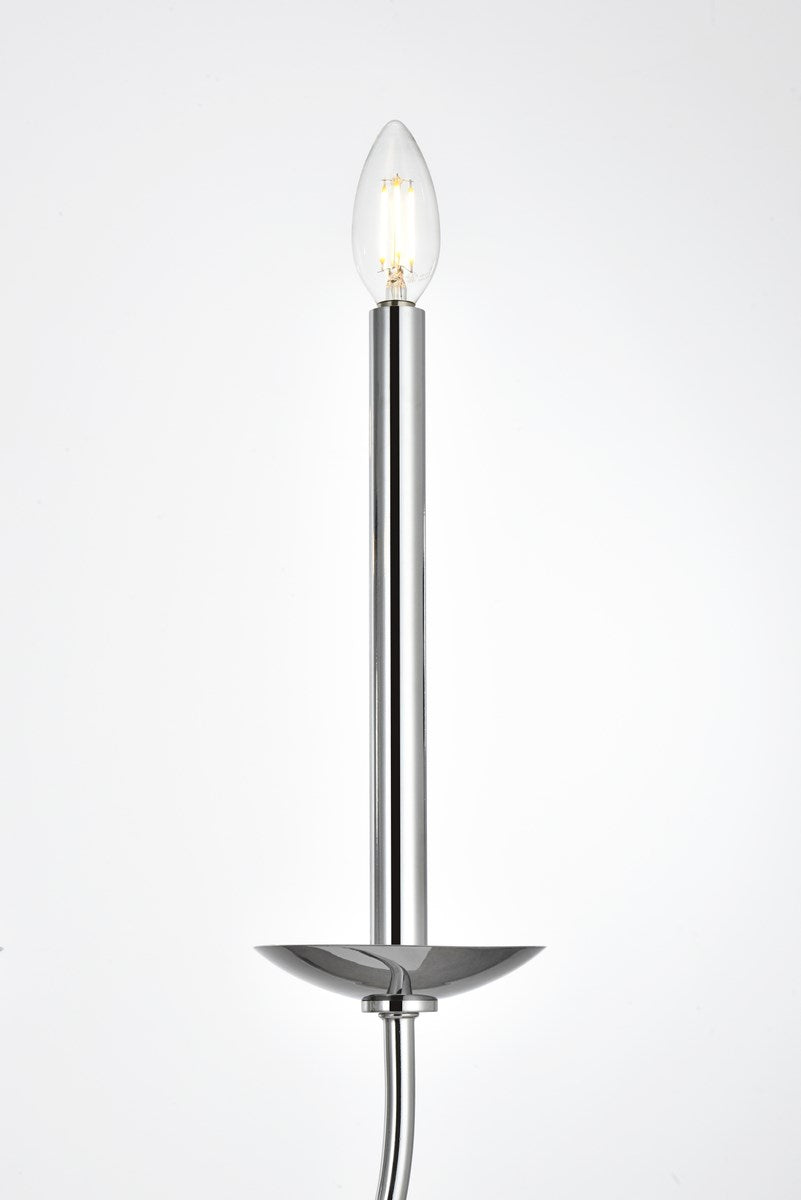 36 Inch Chandelier In Chrome