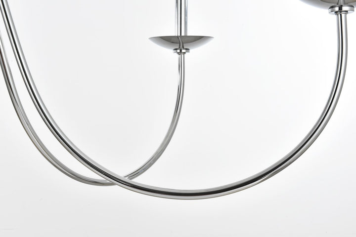 42 Inch Chandelier In Chrome