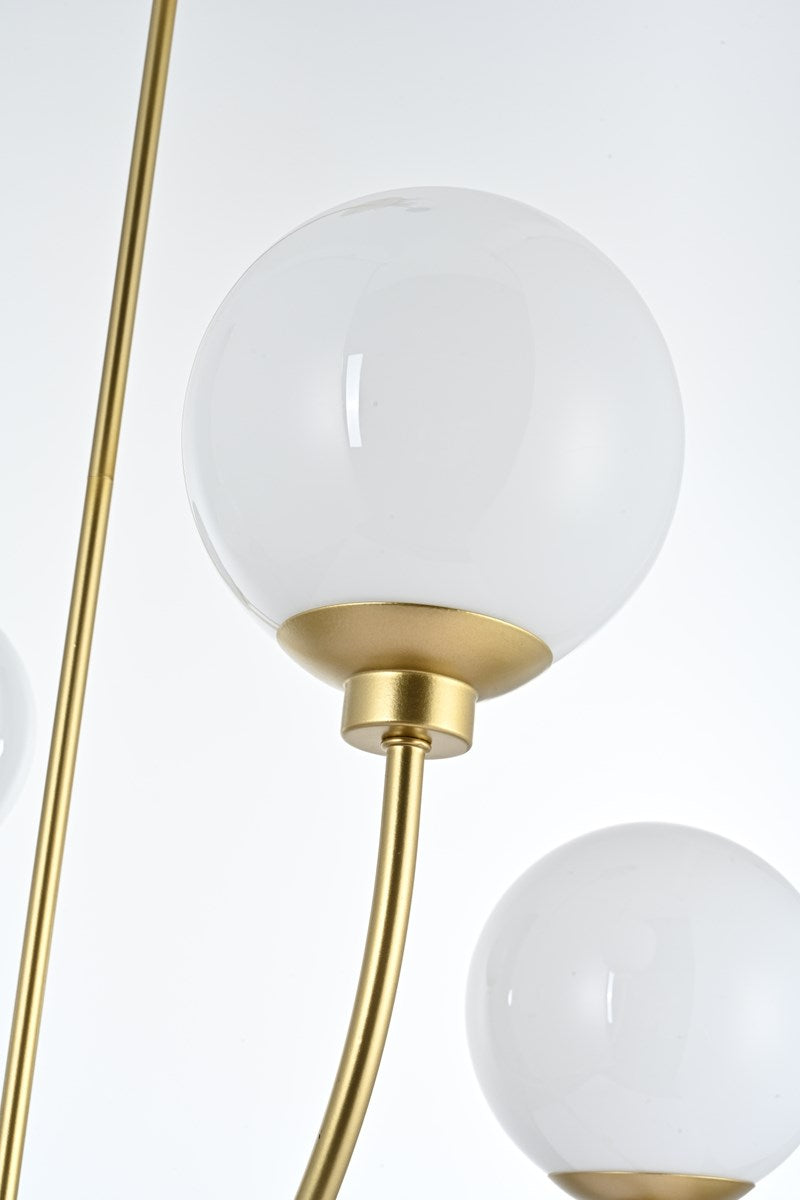 30 Inch Chandelier In Brass