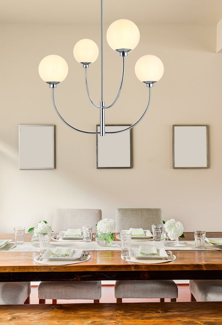30 Inch Chandelier In Chrome