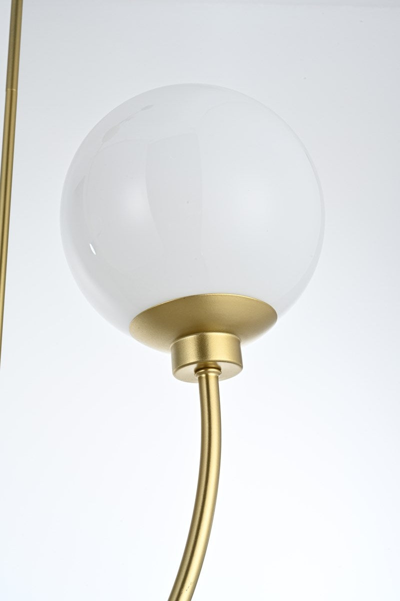 36 Inch Chandelier In Brass