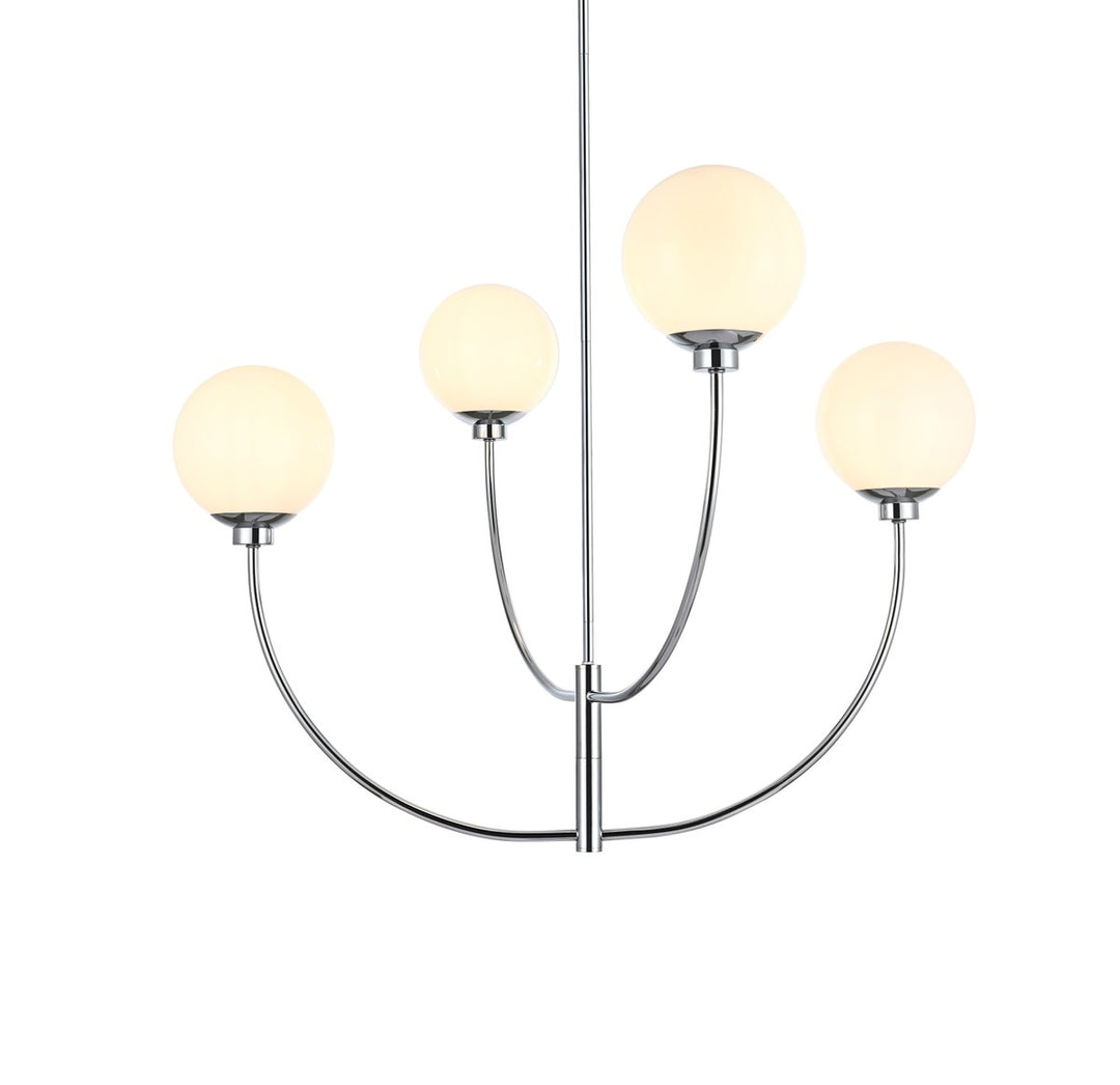 36 Inch Chandelier In Chrome