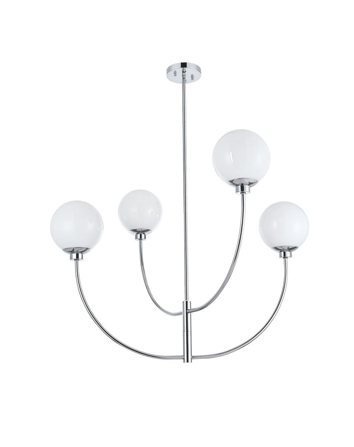 36 Inch Chandelier In Chrome