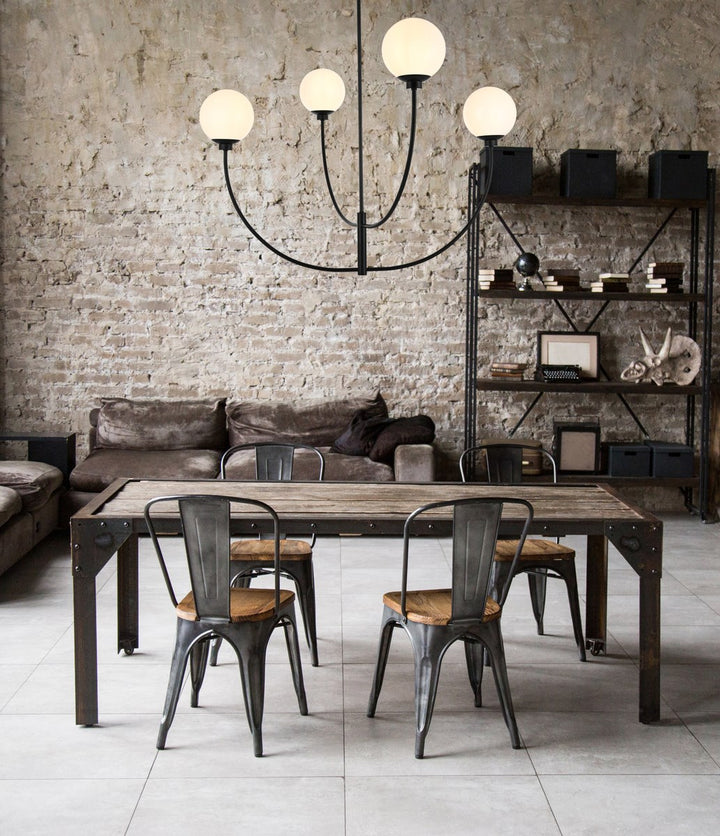 42 Inch Chandelier In Black