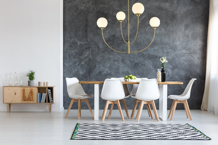42 Inch Chandelier In Brass