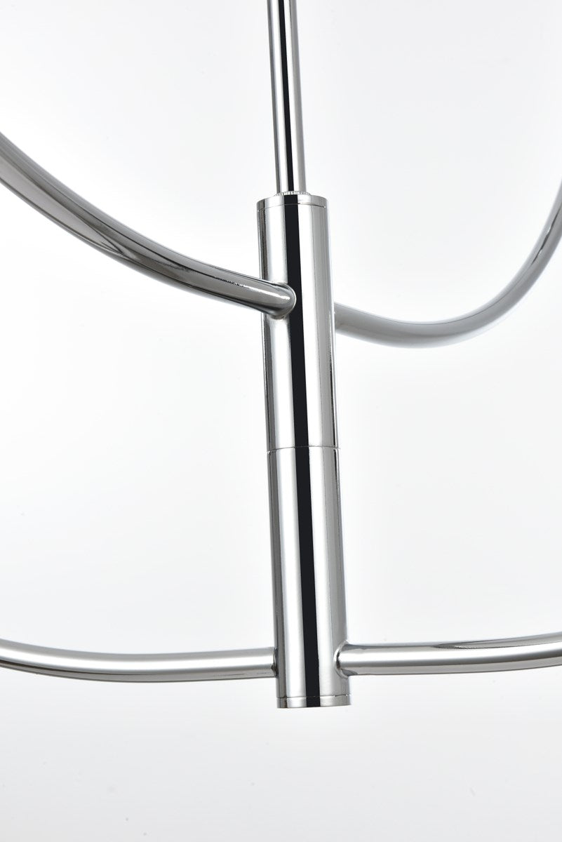 42 Inch Chandelier In Chrome