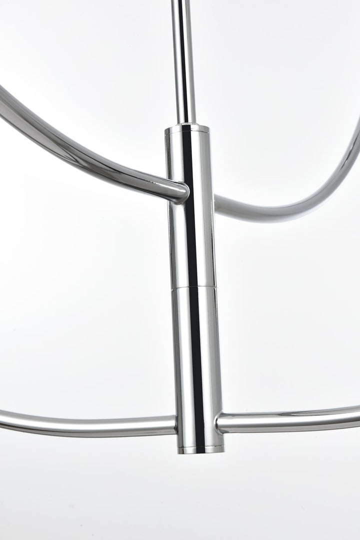 42 Inch Chandelier In Chrome