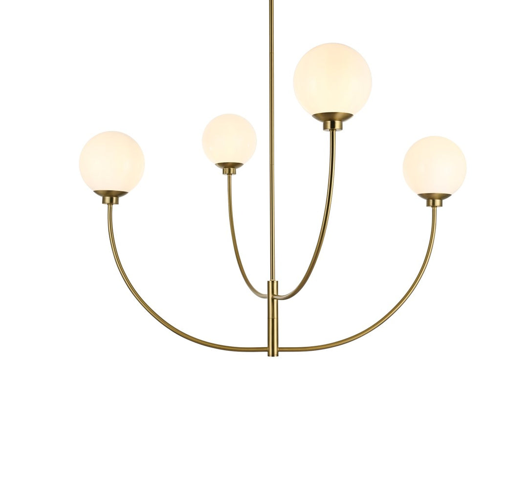 42 Inch Chandelier In Satin Gold