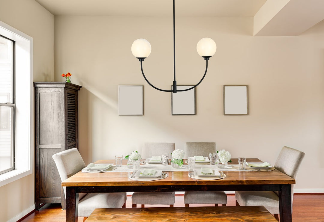 30 Inch Chandelier In Black