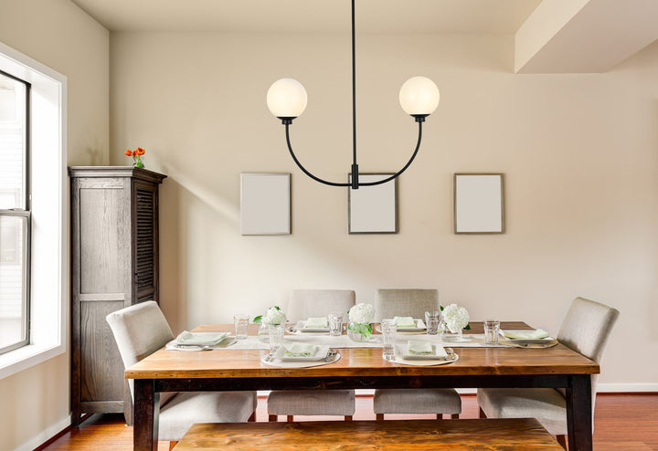 30 Inch Chandelier In Black