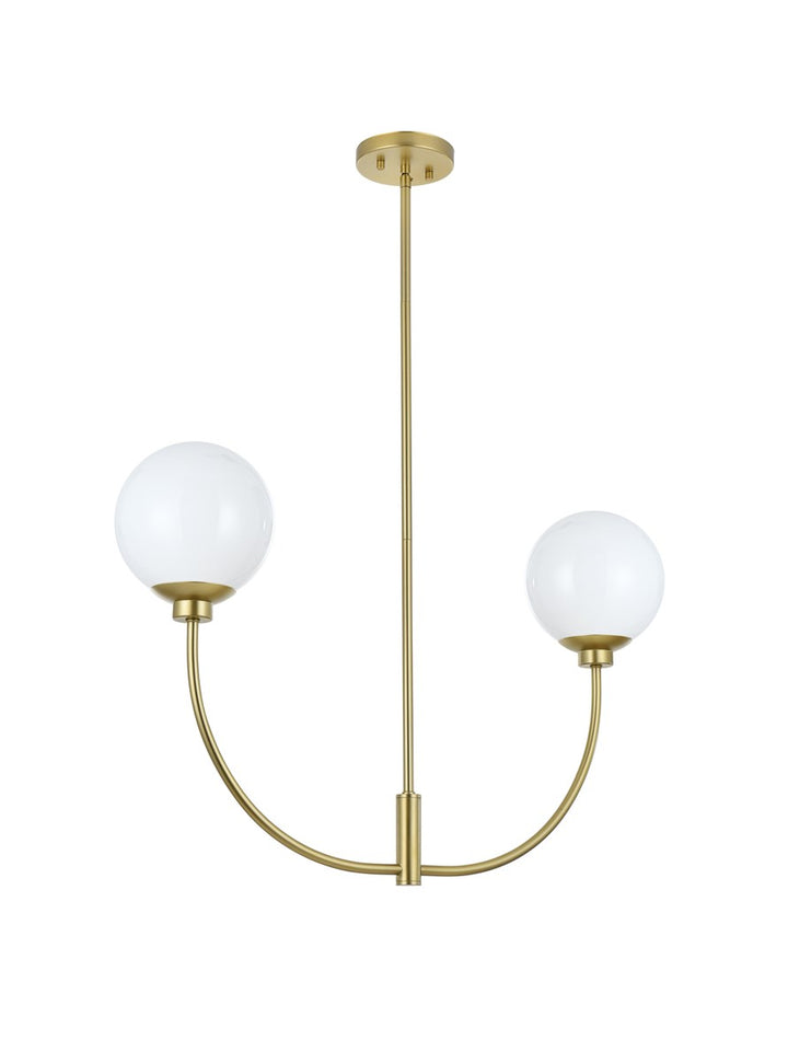 30 Inch Chandelier In Brass