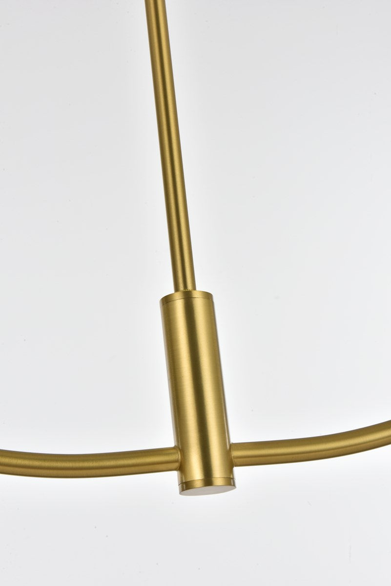 30 Inch Chandelier In Satin Gold