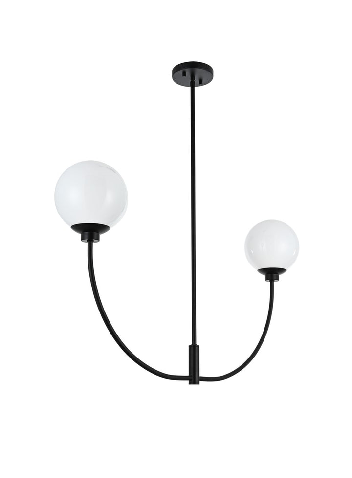 36 Inch Chandelier In Black