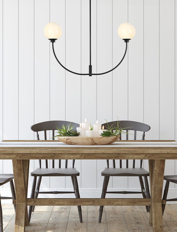36 Inch Chandelier In Black