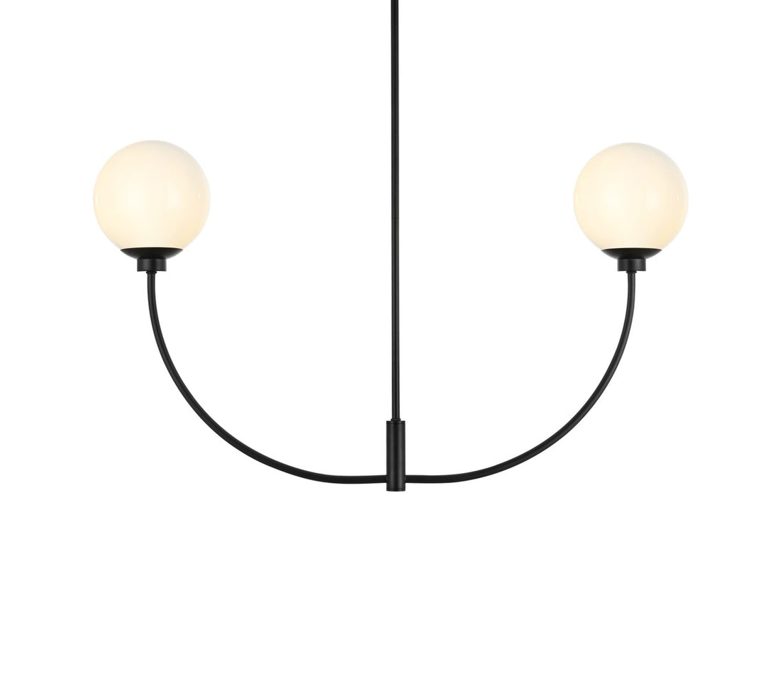 36 Inch Chandelier In Black