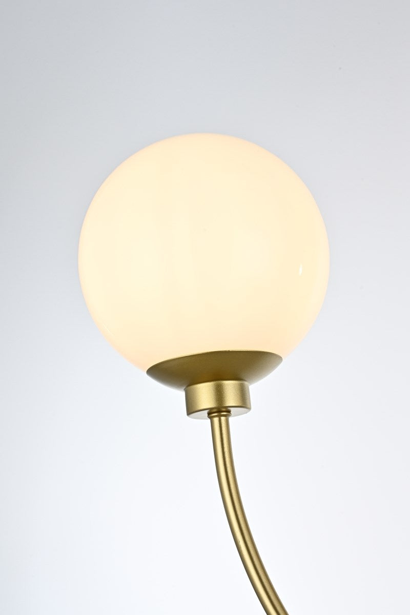 36 Inch Chandelier In Brass