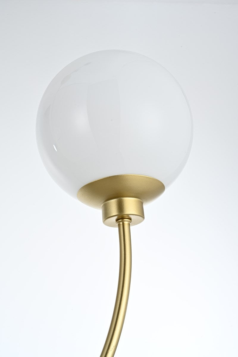 36 Inch Chandelier In Brass