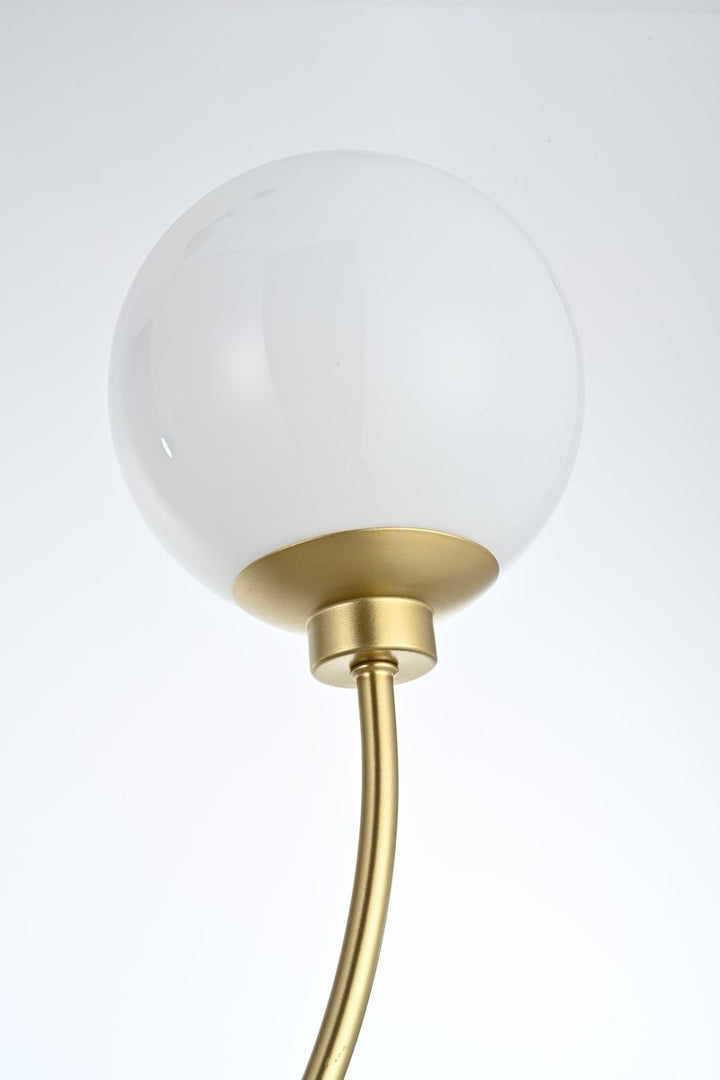 36 Inch Chandelier In Brass