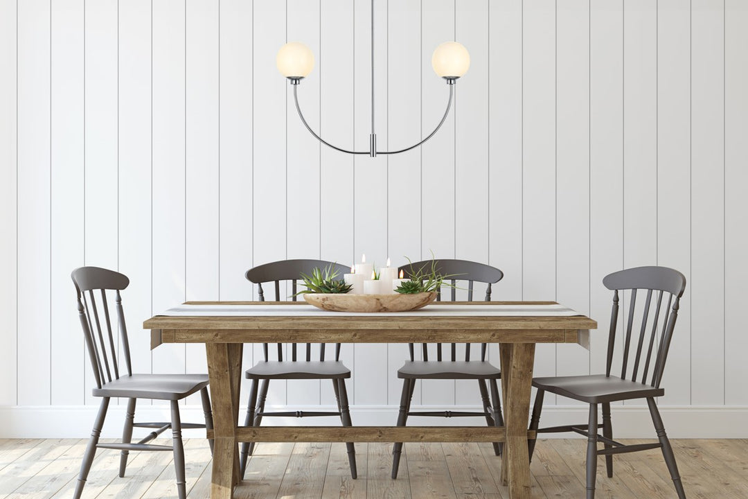 36 Inch Chandelier In Chrome