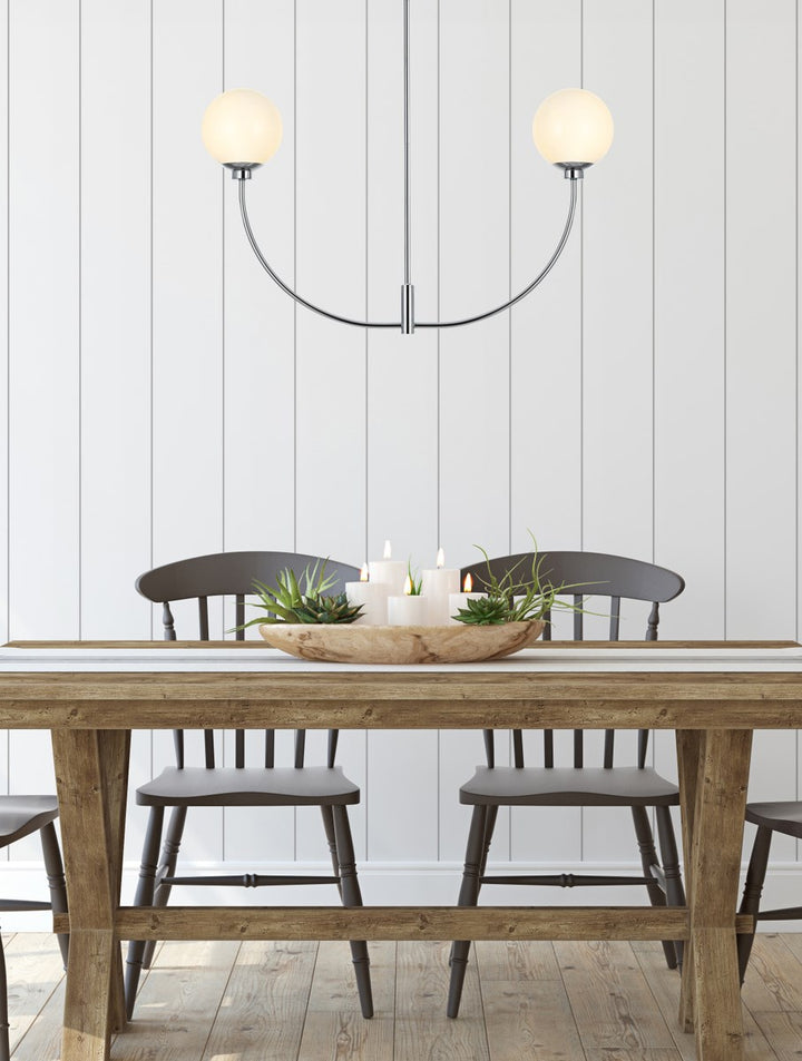 36 Inch Chandelier In Chrome