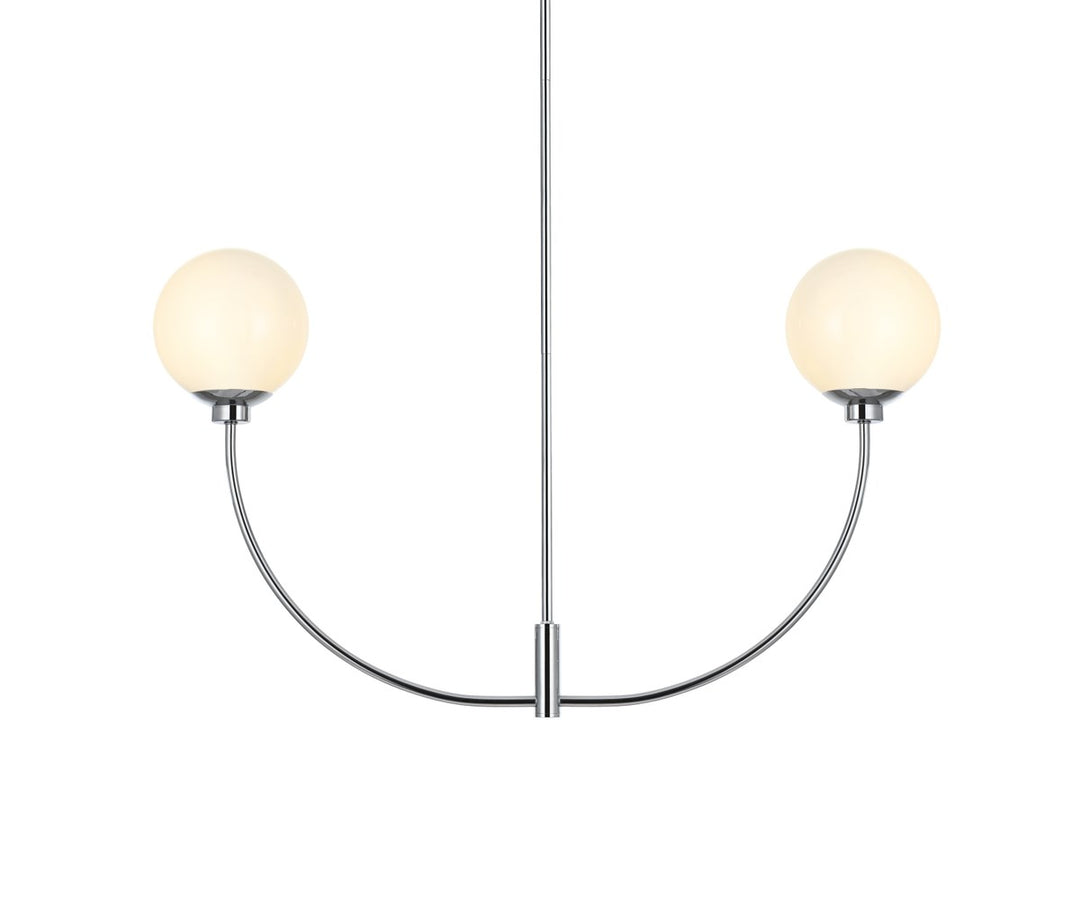 36 Inch Chandelier In Chrome