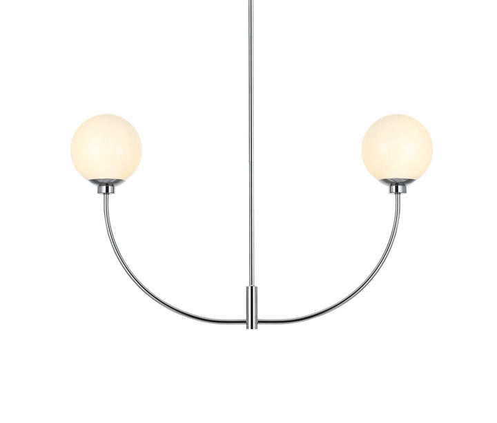 36 Inch Chandelier In Chrome