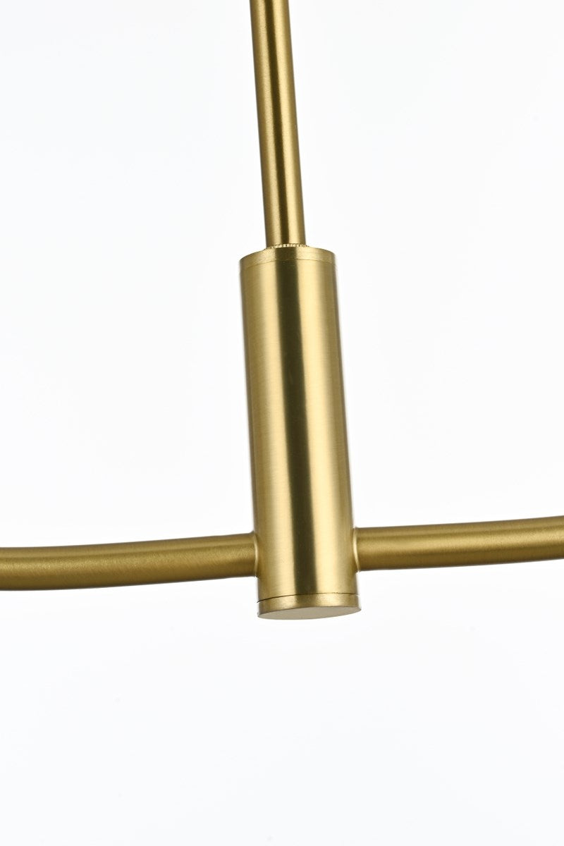 36 Inch Chandelier In Satin Gold