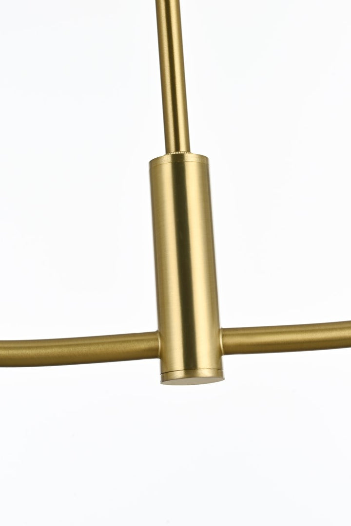 36 Inch Chandelier In Satin Gold