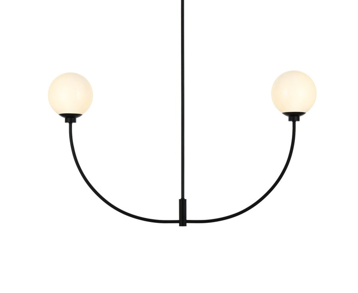 42 Inch Chandelier In Black