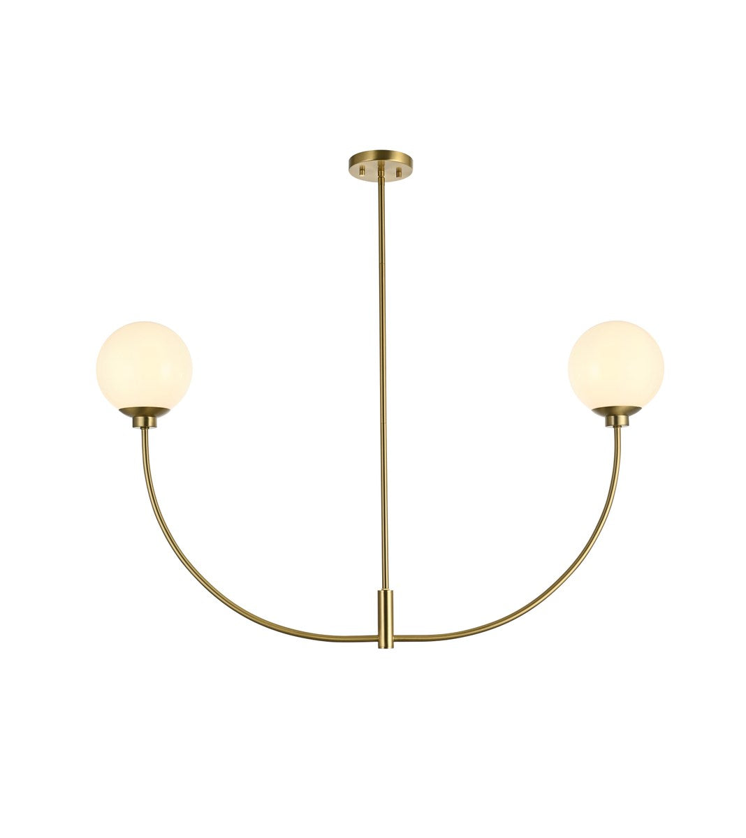 42 Inch Chandelier In Satin Gold by Living District