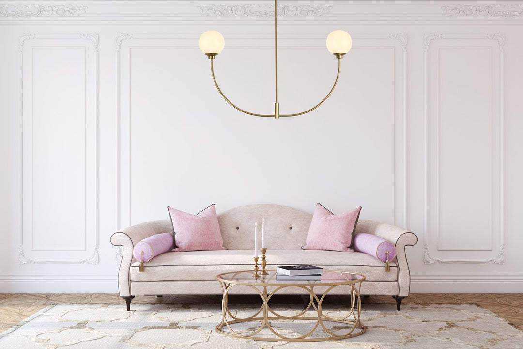 42 Inch Chandelier In Satin Gold