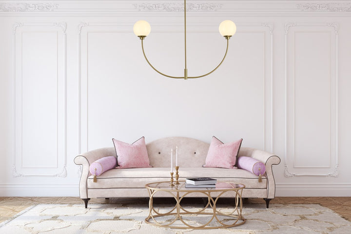 42 Inch Chandelier In Satin Gold