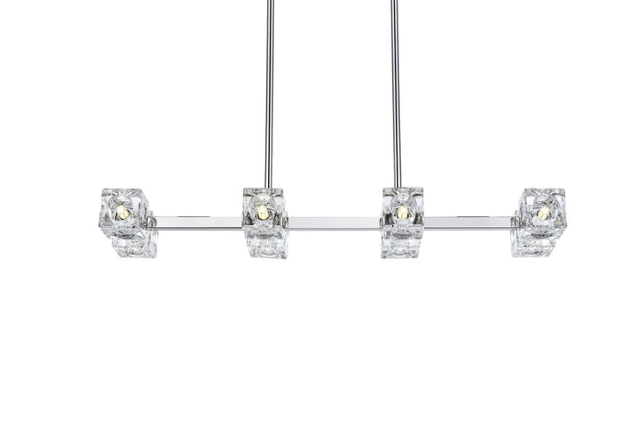 30 Inch Pendant Light In Chrome