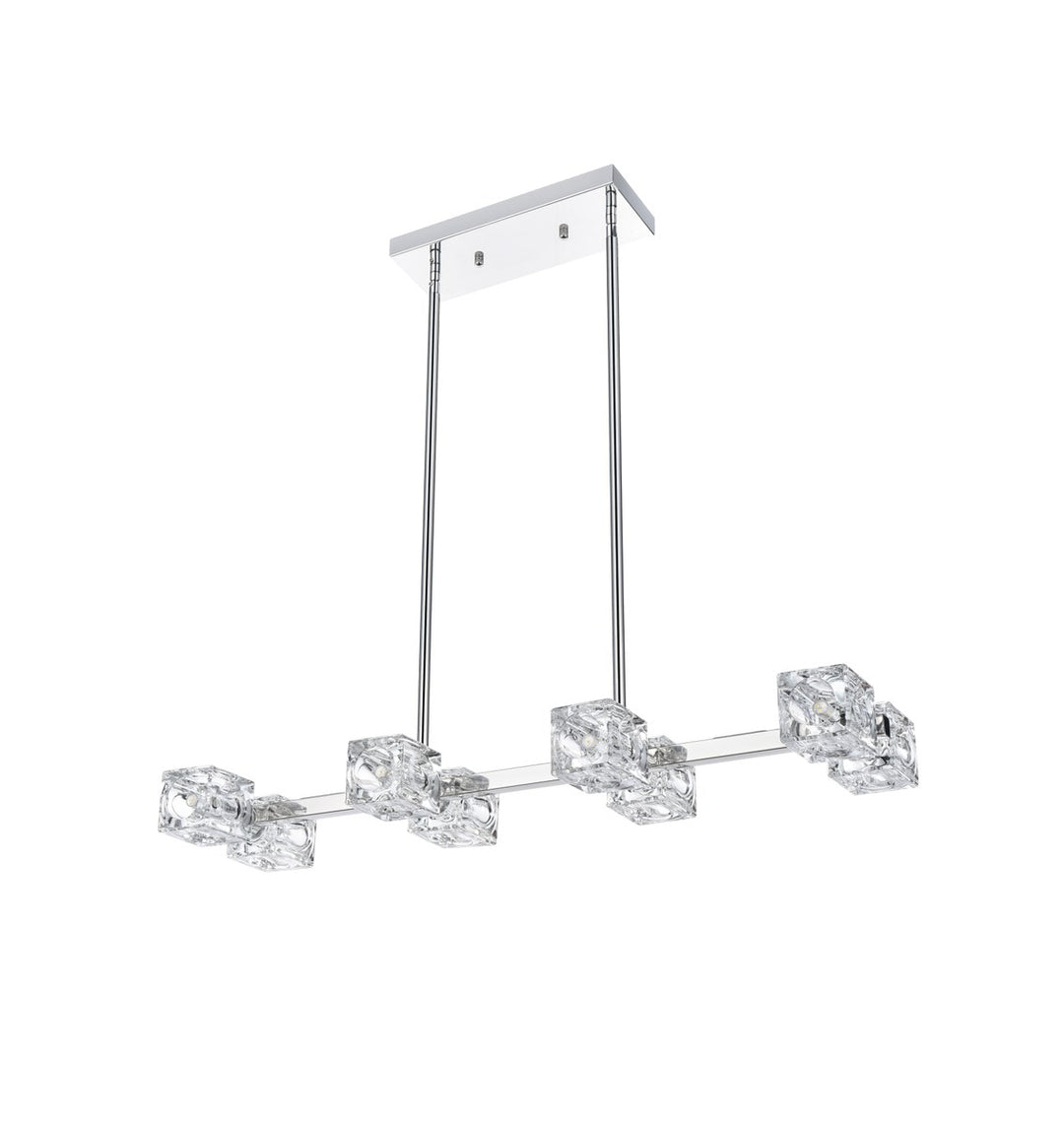 30 Inch Pendant Light In Chrome