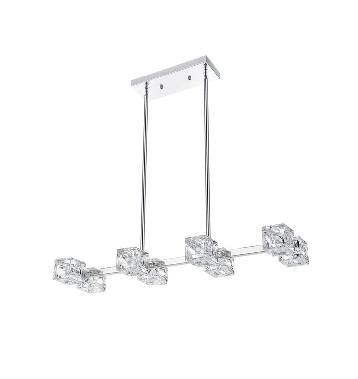 30 Inch Pendant Light In Chrome