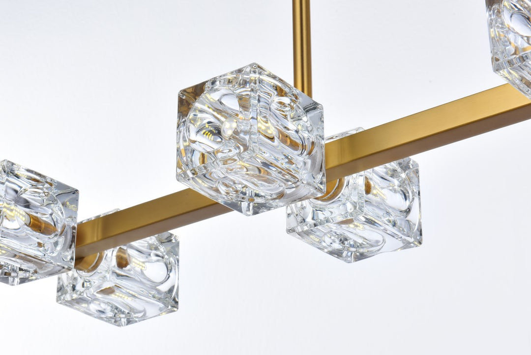 30 Inch Pendant Light In Satin Gold