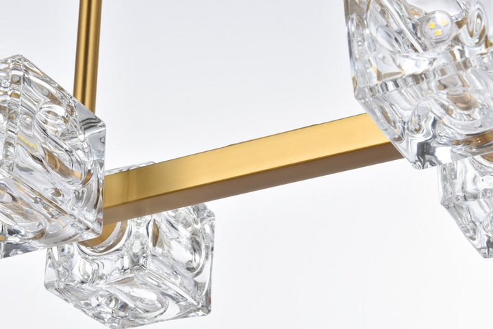 30 Inch Pendant Light In Satin Gold