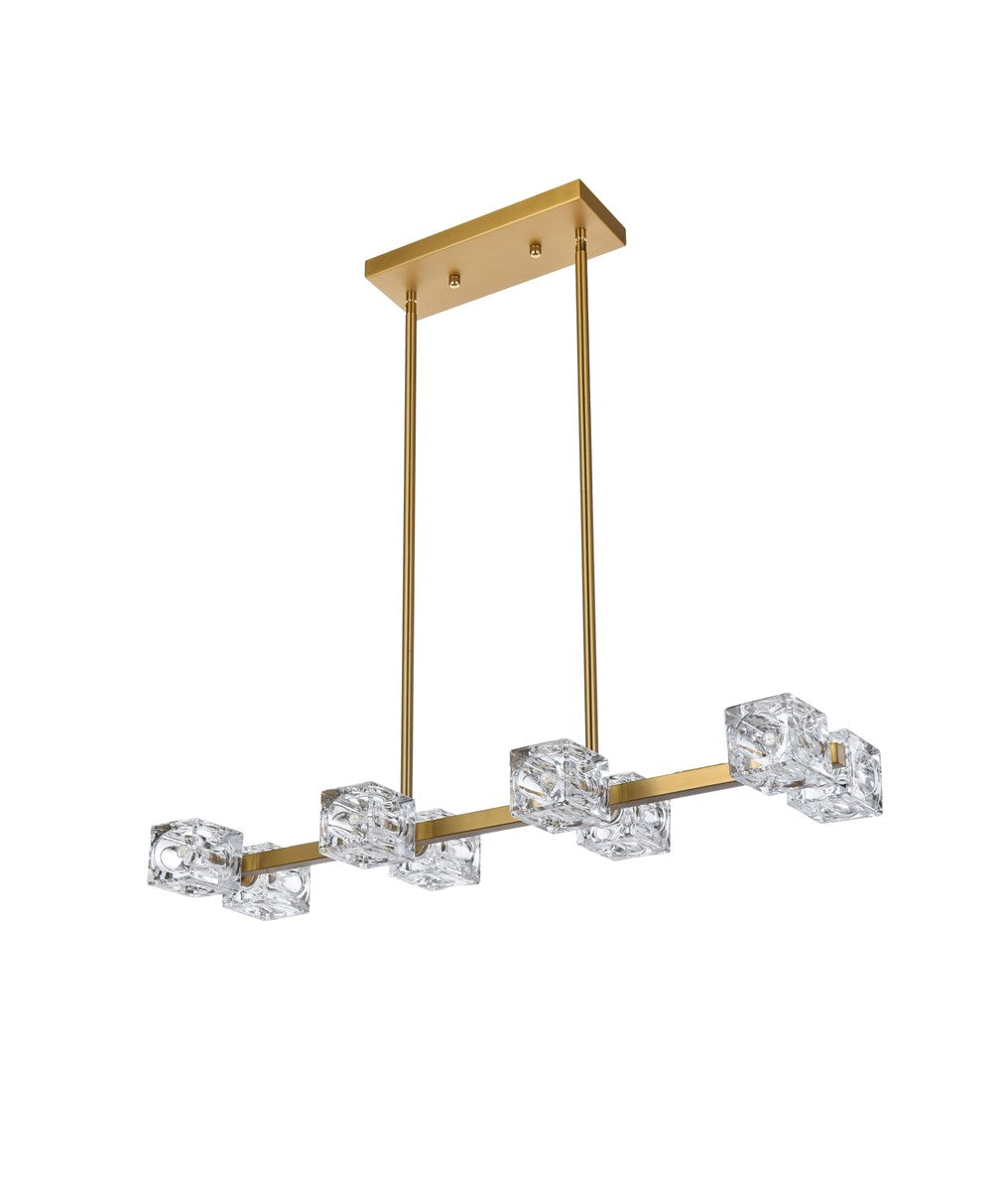 30 Inch Pendant Light In Satin Gold