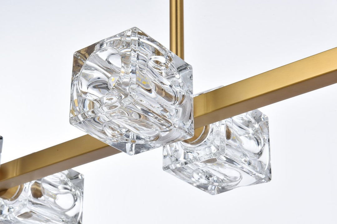 30 Inch Pendant Light In Satin Gold