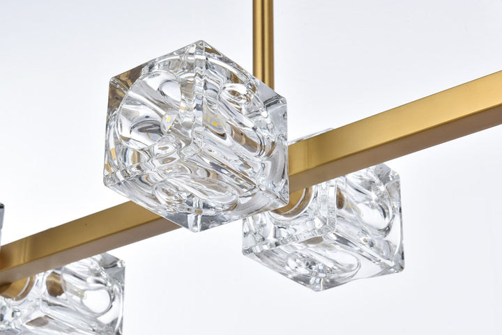 30 Inch Pendant Light In Satin Gold