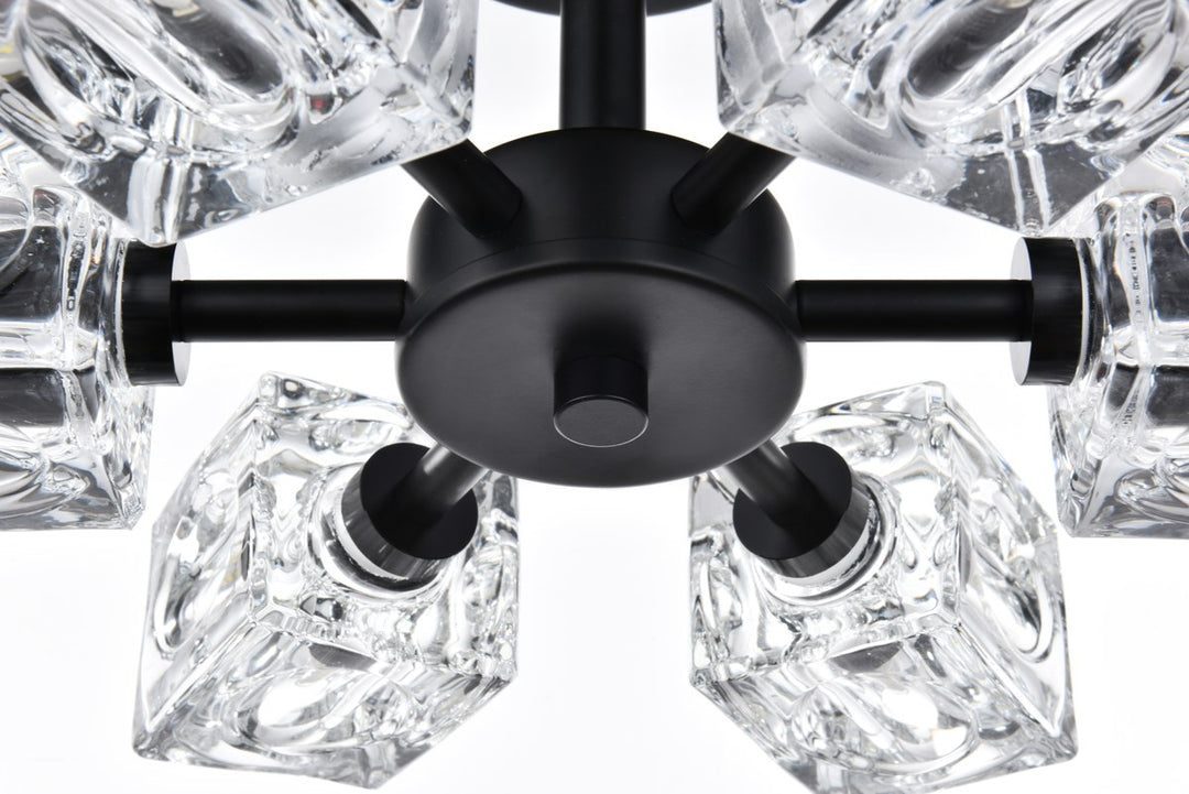 14 Inch Flush Mount In Black