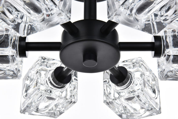 14 Inch Flush Mount In Black